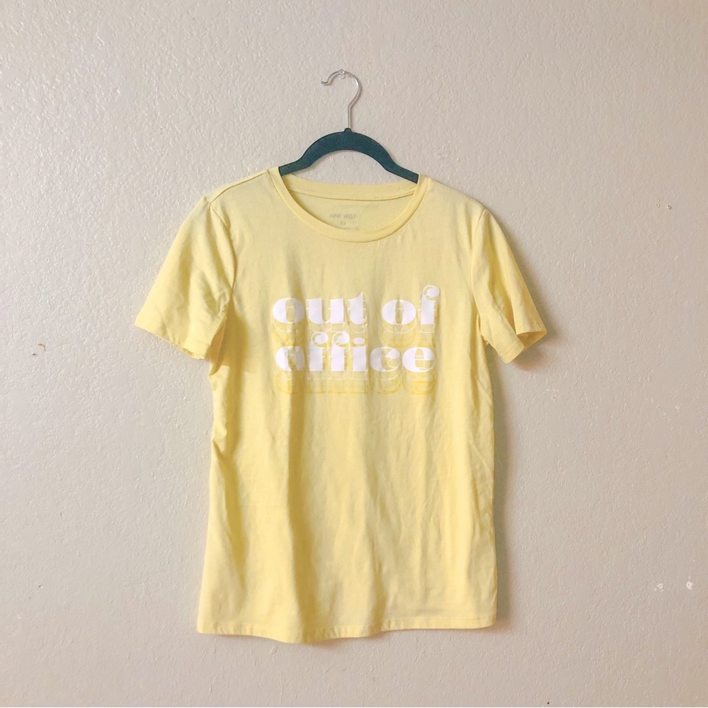 Nine West "Out of Office" 👋🏻 Graphic Tee (XS)